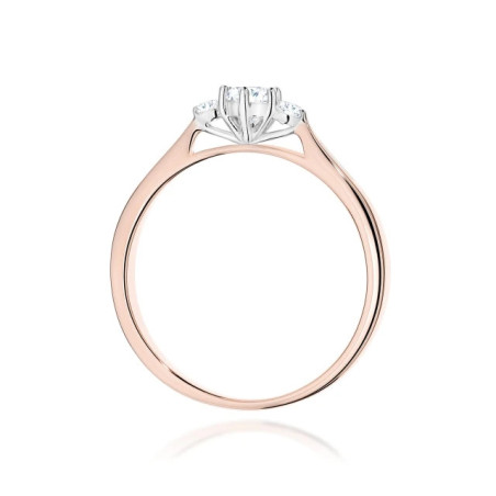 585 gold ring with a 0.50ct diamond with a certificate GoldJewellery
