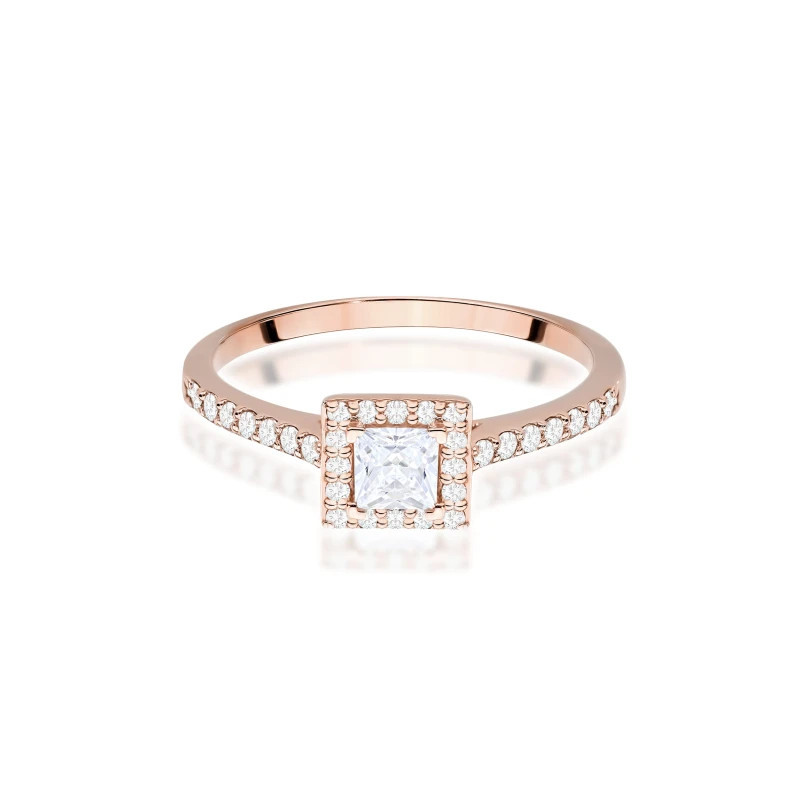 585 gold ring with a 0.50ct diamond with a certificate GoldJewellery 585 gold ring with a 0.50ct diamond with a certificate GoldJewellery