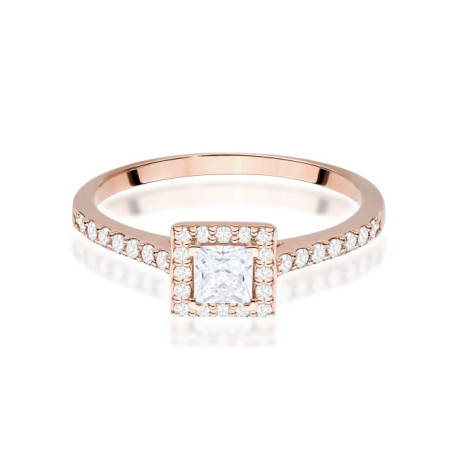 585 gold ring with a 0.50ct diamond with a certificate GoldJewellery