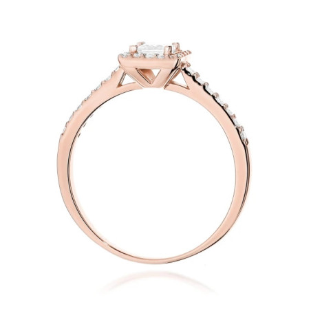 585 gold ring with a 0.50ct diamond with a certificate GoldJewellery