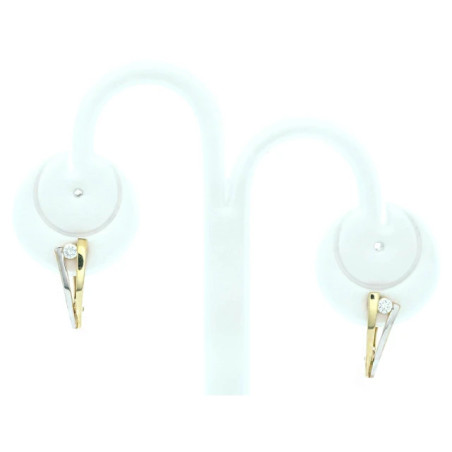 Gold earrings with stone K3.2090 | GoldJewellery