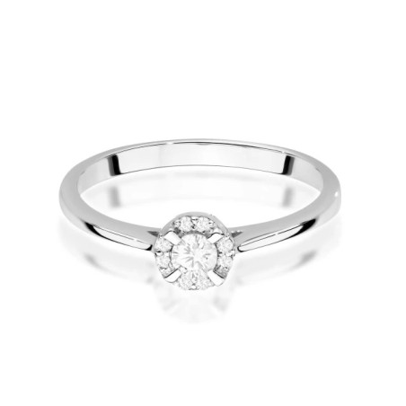 585 gold ring with a 0.50ct diamond with a certificate GoldJewellery