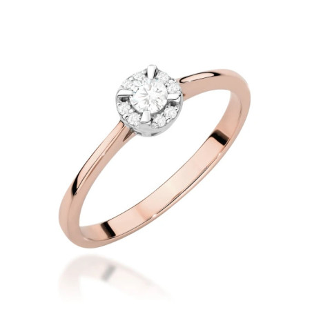 585 gold ring with a 0.50ct diamond with a certificate GoldJewellery