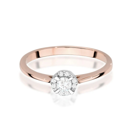 585 gold ring with a 0.50ct diamond with a certificate GoldJewellery
