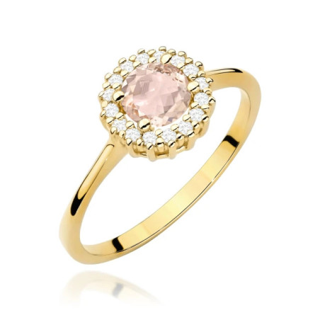 585 gold ring with a 0.50ct diamond with a certificate GoldJewellery