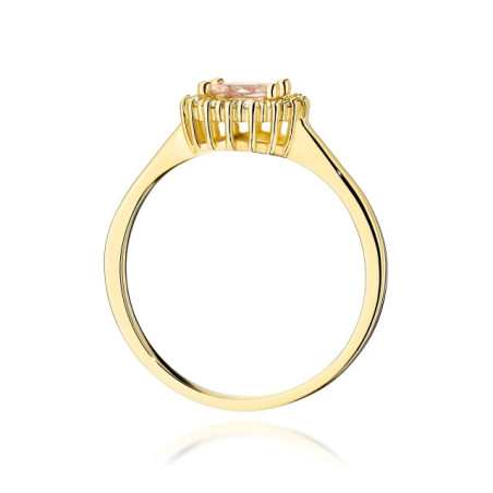 585 gold ring with a 0.50ct diamond with a certificate GoldJewellery