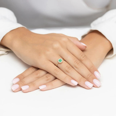 585 gold ring with a 0.50ct diamond with a certificate GoldJewellery