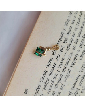 Gold pendant Emerald Band 14k test