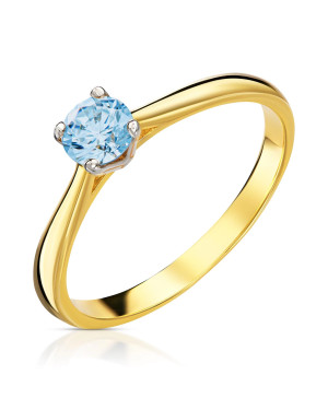Original engagement ring blue stone