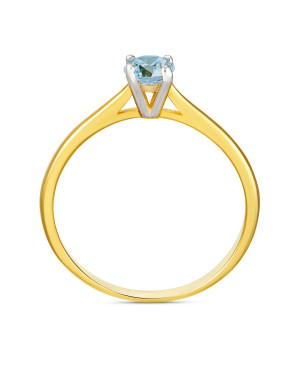 Original engagement ring blue stone