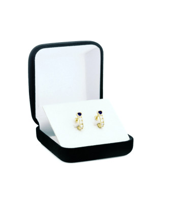 14ct Yellow Gold Heart Earrings