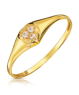 Ring with a heart in the middle