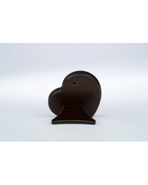 Beautiful communion keepsake for Boy Brown wooden heart