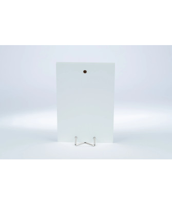 Communion keepsake picture white wood