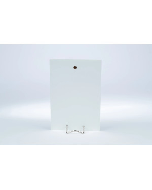 Communion keepsake picture white wood