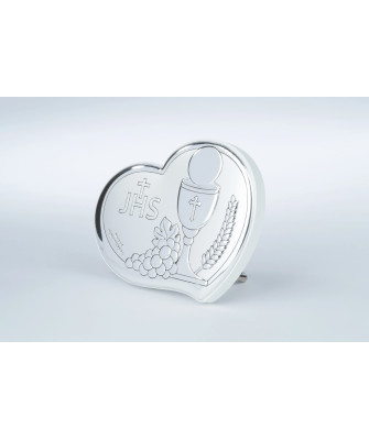 Original communion keepsake heart picture