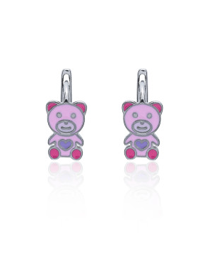 Silver Children’s Bear Earrings