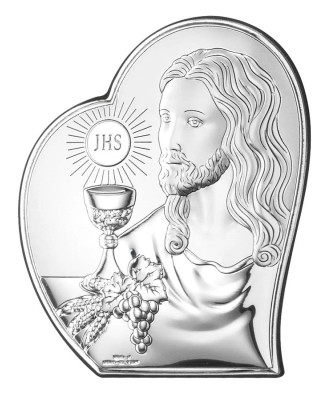 Original communion keepsake heart wood