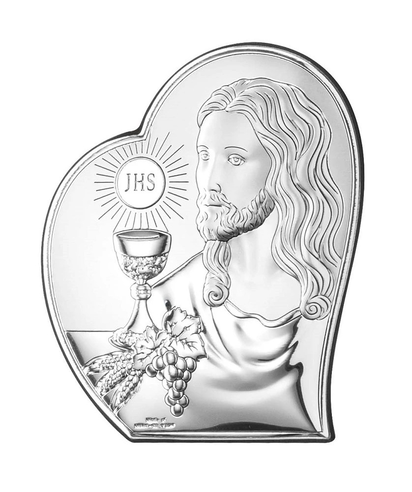 Original communion keepsake heart wood