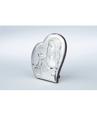 Original communion keepsake heart wood