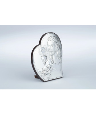 Original communion keepsake heart wood