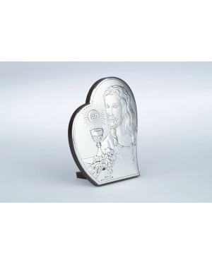 Original communion keepsake heart wood