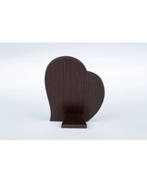 Original communion keepsake heart wood
