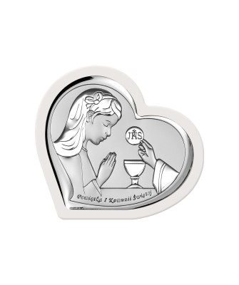 Silver Communion Souvenir for Girl