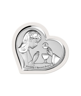 Silver Communion Souvenir for Girl