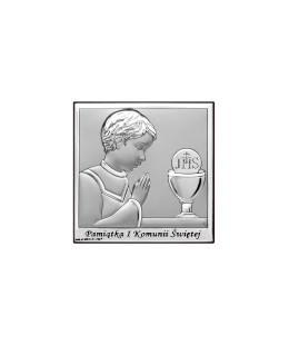 Communion Souvenir for Boy Silver
