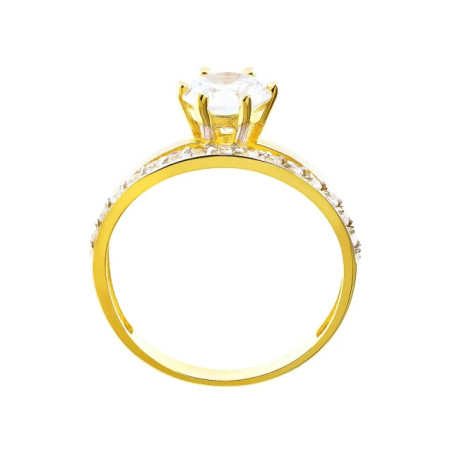 Engagement ring with a large stone P3.1501 | GoldJewellery