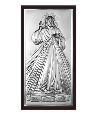 Silver Picture Jesus I Trust in You