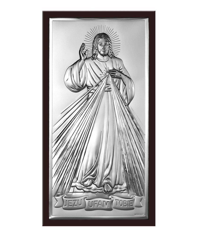 Silver Picture Jesus I Trust in You