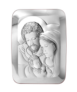 Silver Image Holy Family