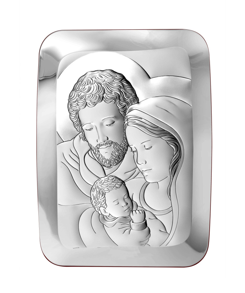 Silver Image Holy Family