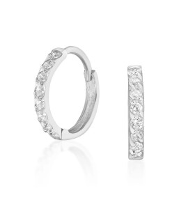 Silver earrings Princess Sparkle