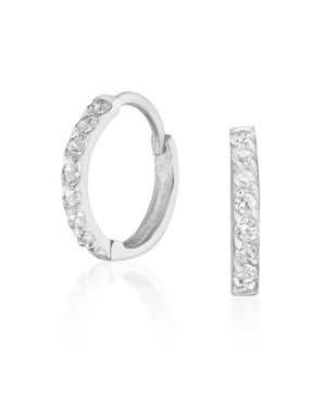 Silver earrings Princess Sparkle
