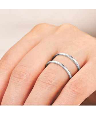 Double silver ring