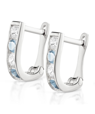 Sterling Silver Zirconia Earrings