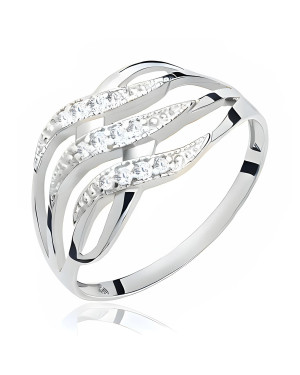Silver ring wave zirconia