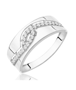 Silver ring wave zirconia