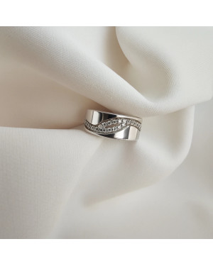 Silver ring wave zirconia