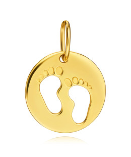 Gold pendant Pendant CIRCLE