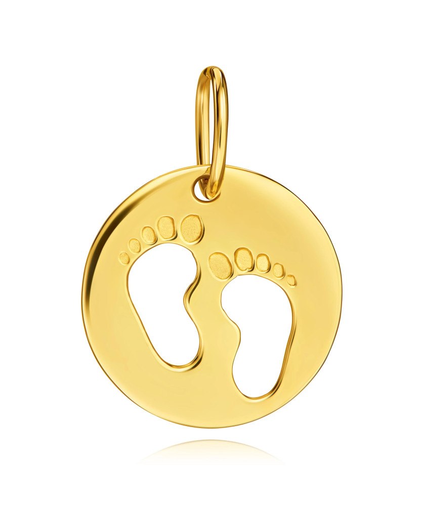 Gold pendant Pendant CIRCLE