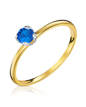 Original 14k sapphire engagement ring