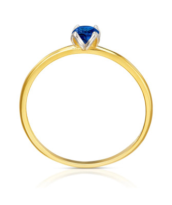 Original 14k sapphire engagement ring