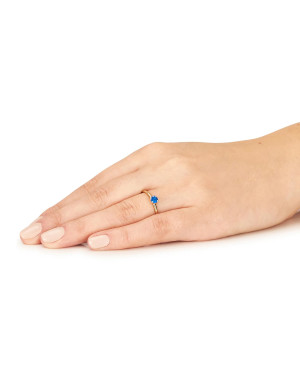 Original 14k sapphire engagement ring