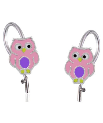 Silver Children’s Owl Earrings