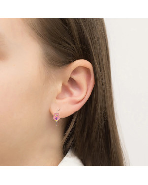 Silver Children’s Owl Earrings