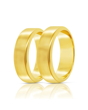 Klasyczna złota obrączka 3 mm próba 14k Rozm. 15 - 23